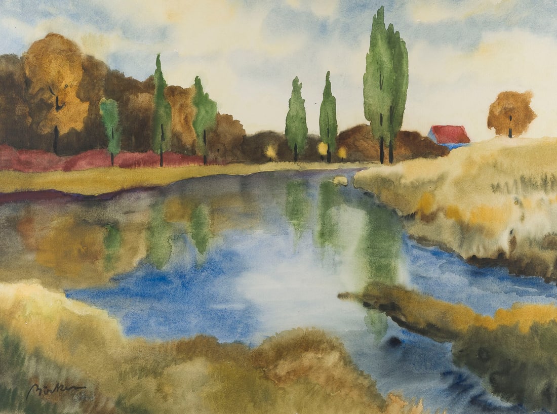 HERMANN BOECKER | SEELANDSCHAFT (1 of 1)