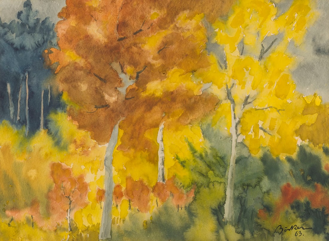 HERMANN BOECKER | 'GELB-BRAUNER HERBST' (1963) (1 of 1)