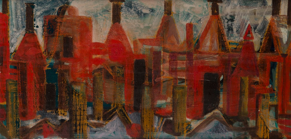 HANS SPERSCHNEIDER | 'ROTE HAEUSER' (1956) (1 of 1)