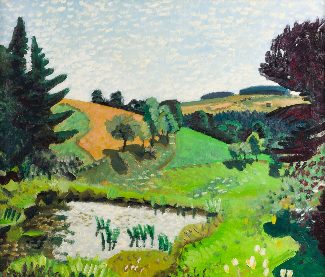 WOLFGANG MATTHEUER | 'LANDSCHAFT BEI ZEULENRODA' (1959) (1 of 3)