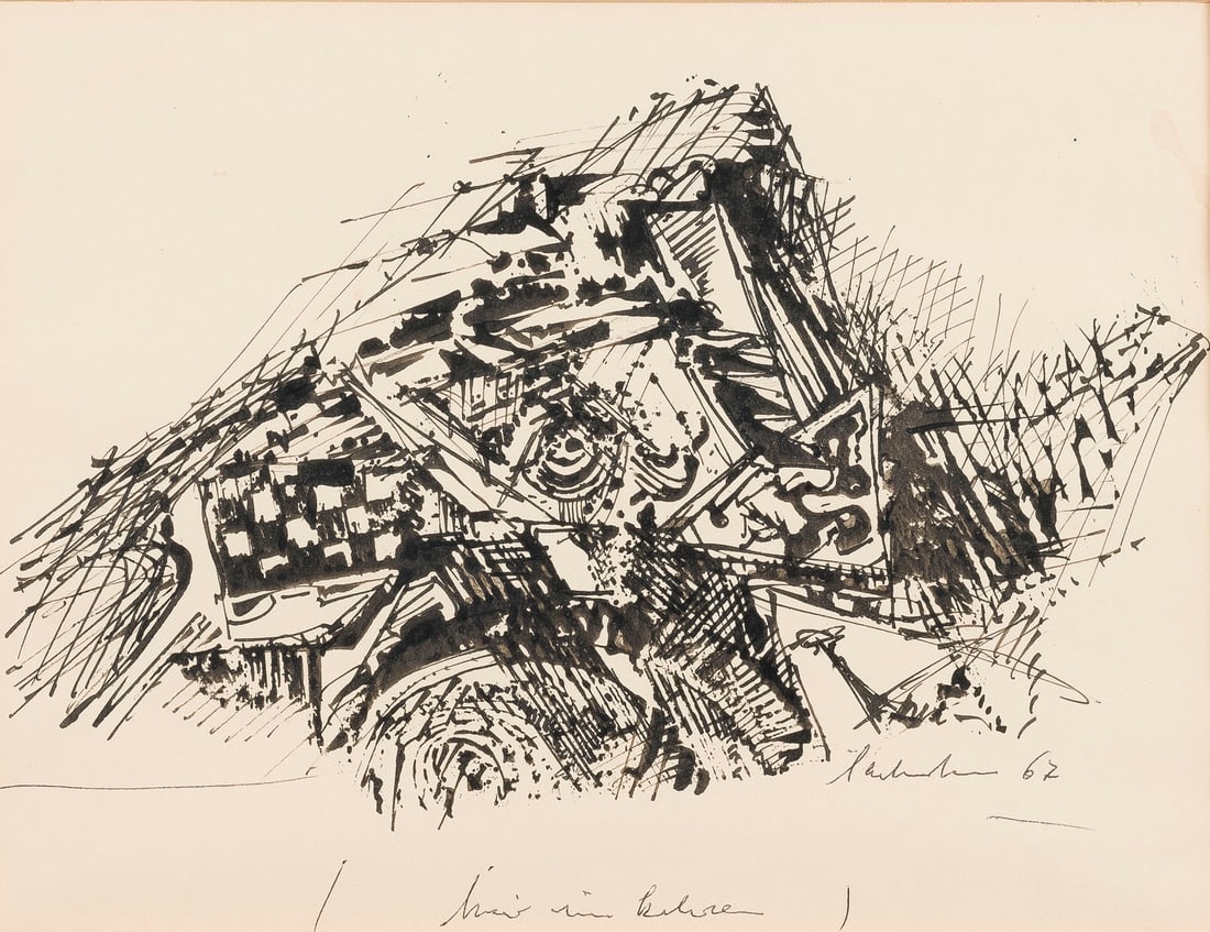 ROLF SACKENHEIM | ABSTRAKTE KOMPOSITION (1967) (1 of 1)