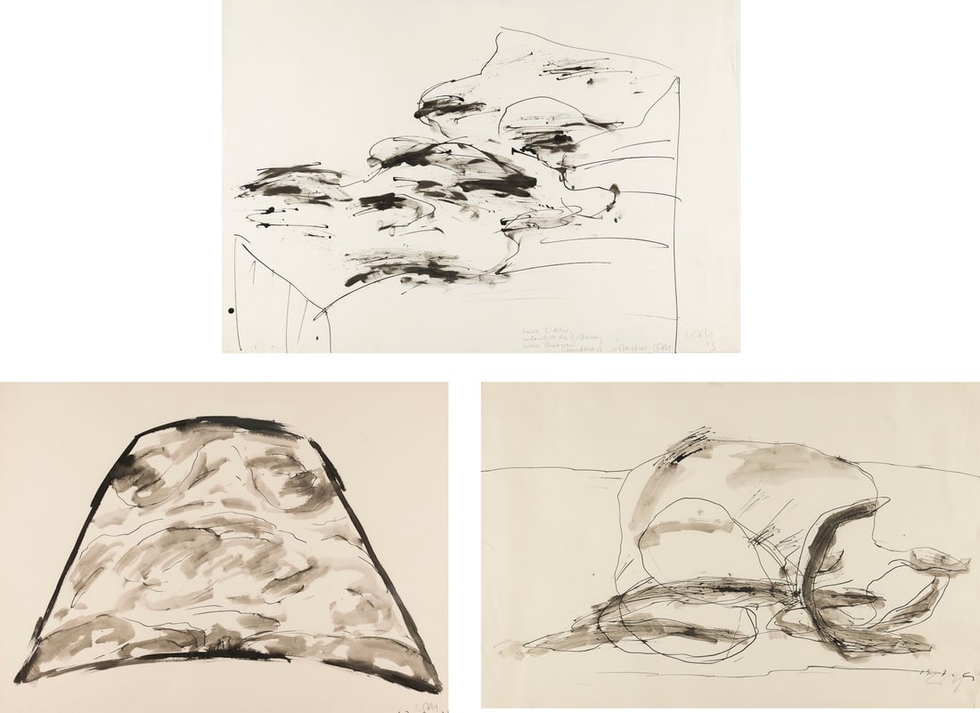 WILHELM LOTH | KONVOLUT VON 3 ZEICHNUNGEN (1961-78) (1 of 4)