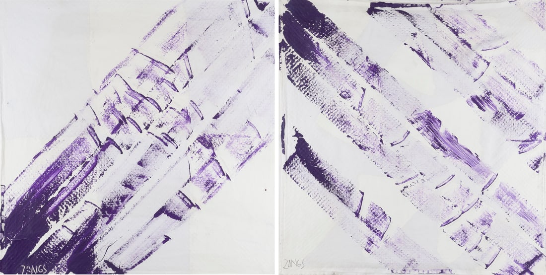HERBERT ZANGS | ZWEI ARBEITEN 'TUCHBILD' (1 of 3)