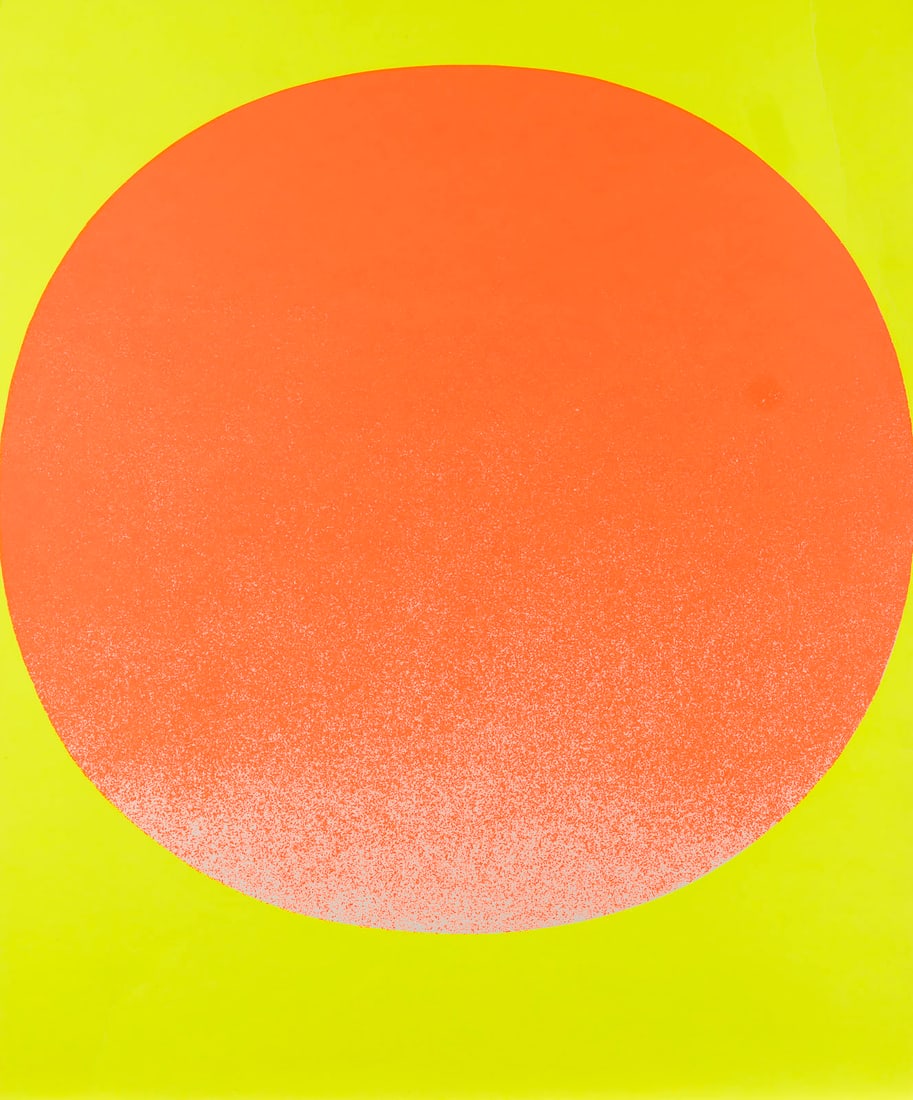 RUPPRECHT GEIGER | 'ORANGE AUF GELB' (1969) (1 of 1)