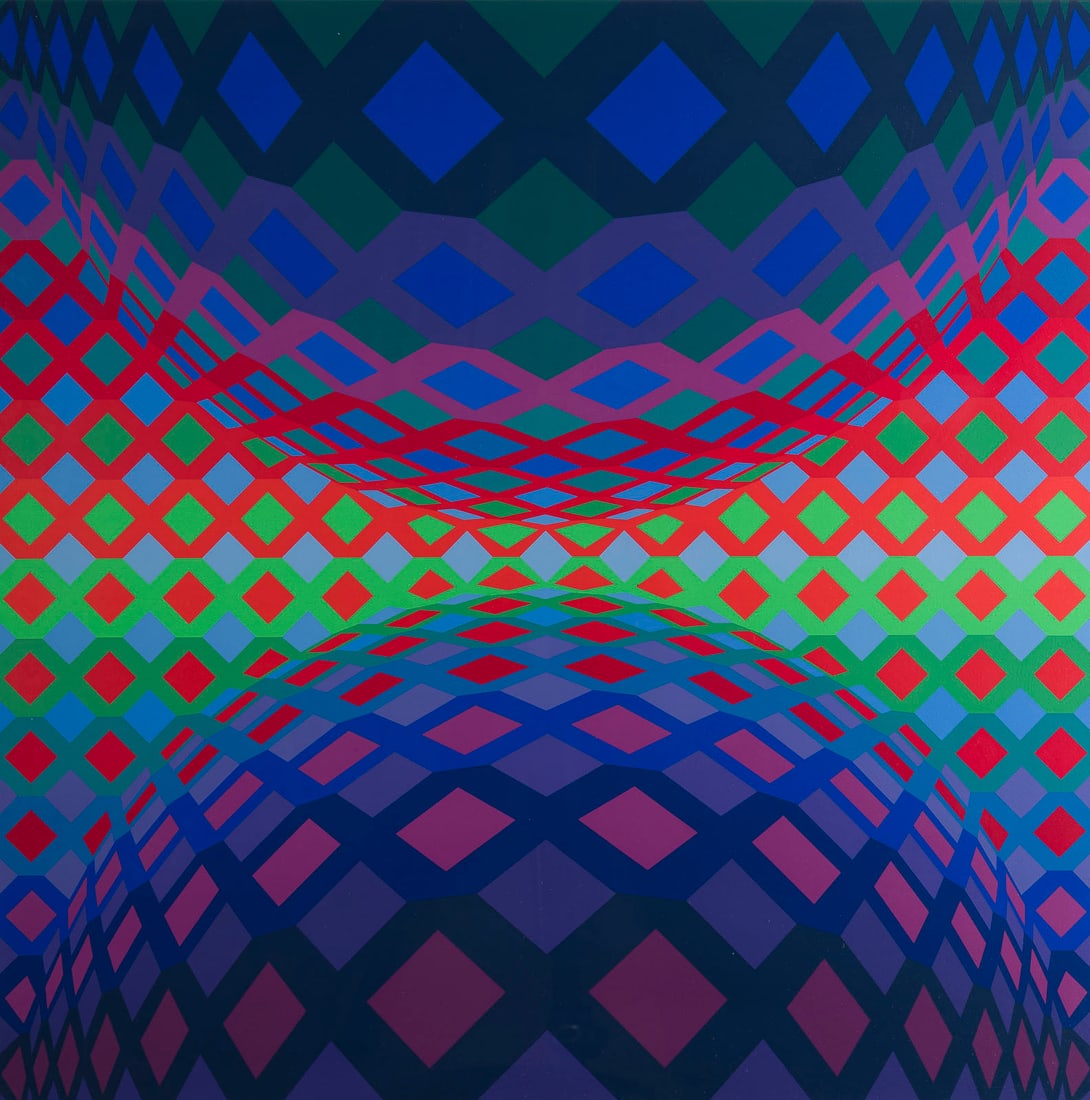 VICTOR VASARELY | 'REECH' (1973) (1 of 1)