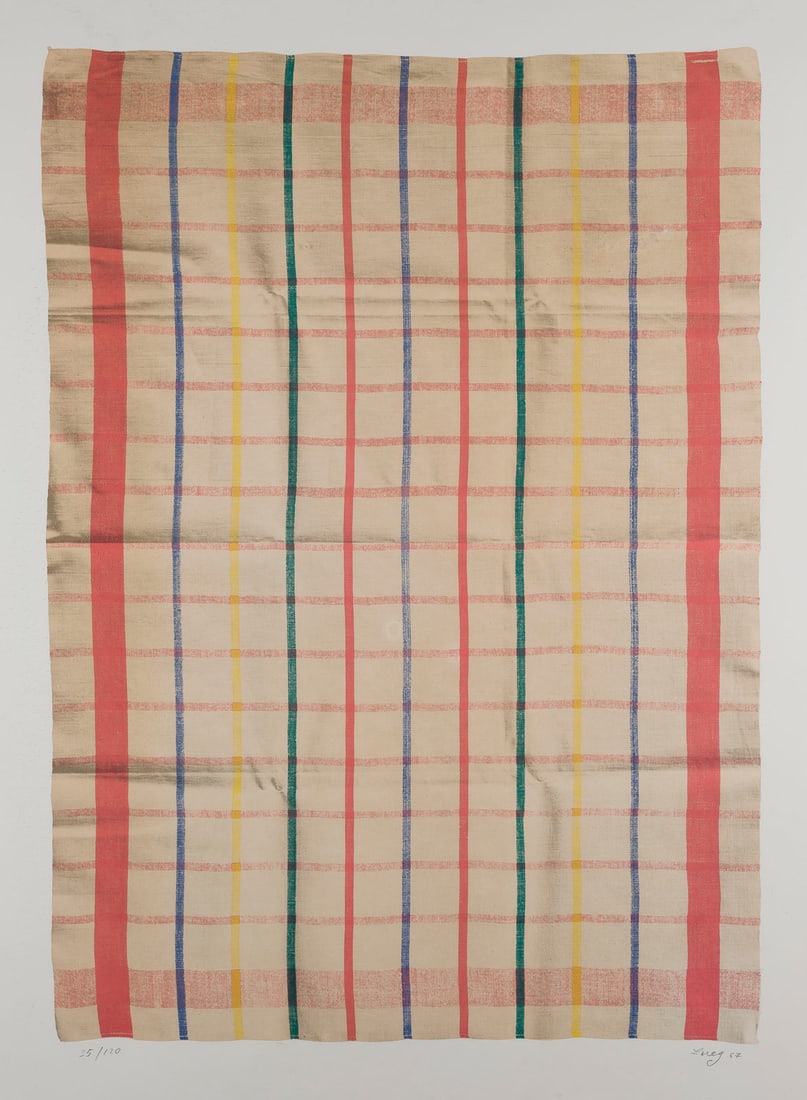 KONRAD FISCHER | 'GESCHIRRTUCH' (1967) (1 of 1)
