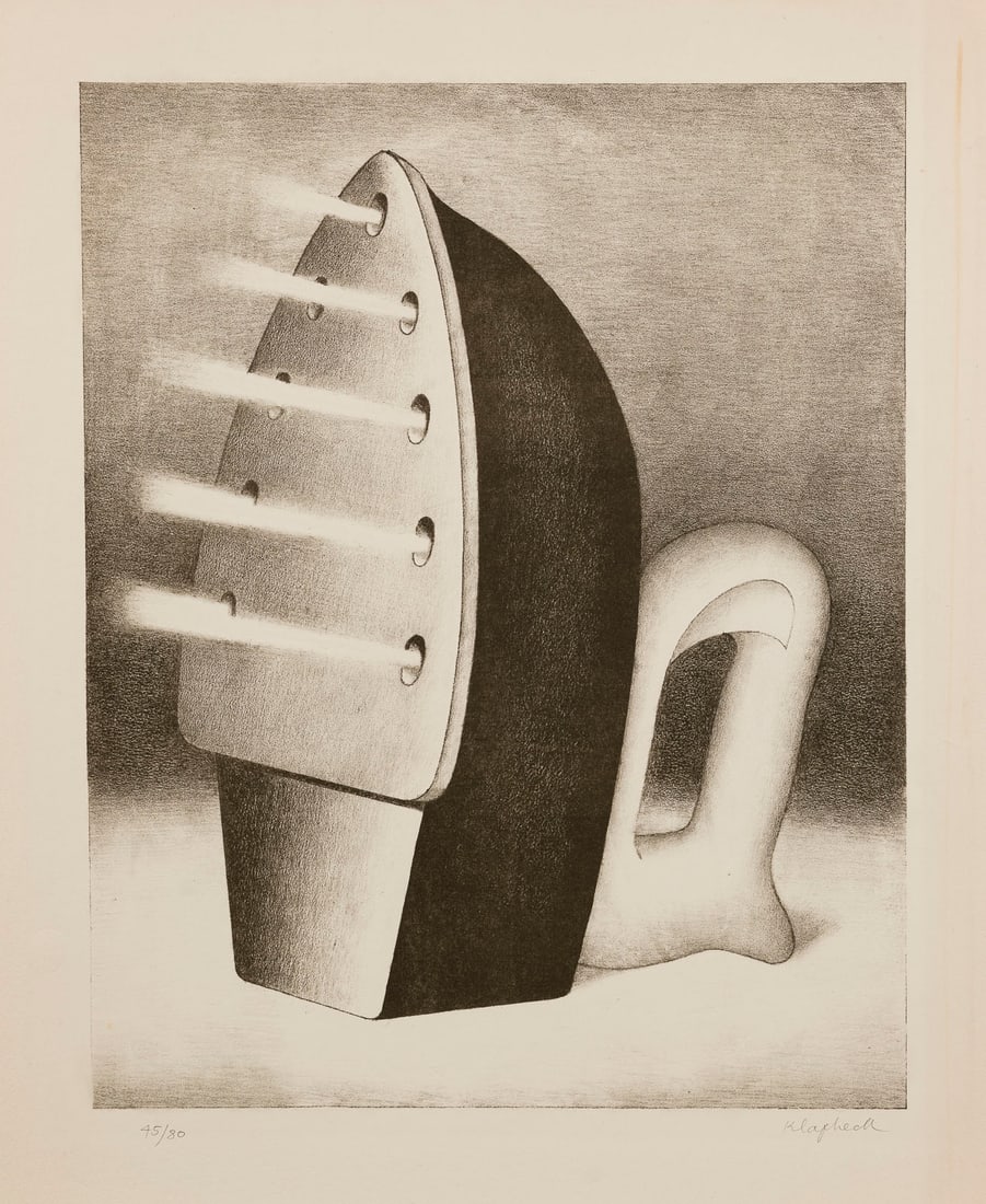 KONRAD KLAPHECK | 'DIE SCHWIEGERMUTTER' (1967/68): KONRAD KLAPHECK Duesseldorf 1935 - 2023 'DIE SCHWIEGERMUTTER (THE MOTHER-IN-LAW)' (1967/68) Lithograph on cardboard. Sheet size 69.5 x 49.8 cm. Print size 45.6 x 36.5 cm. Signed in pencil at lower rig