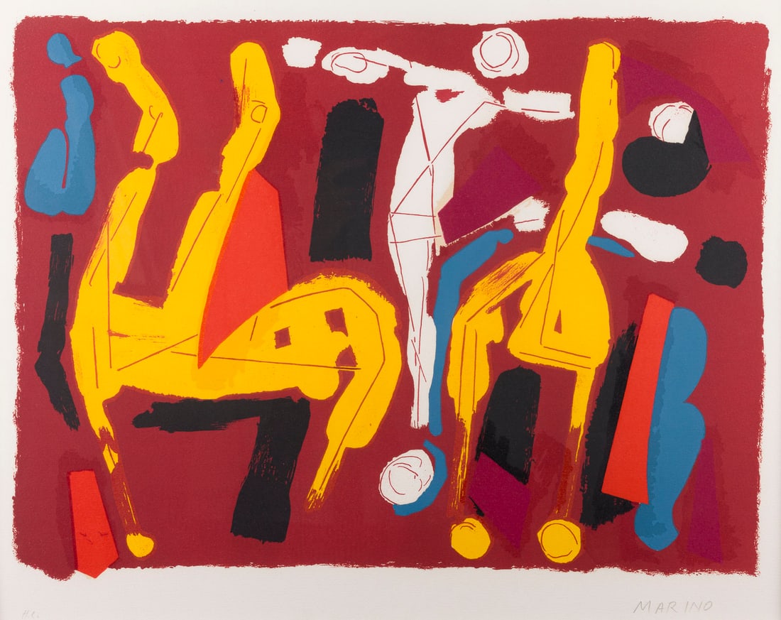 MARINO MARINI | 'CHEVAUX ET CHEVALIERS V' (1972) (1 of 1)