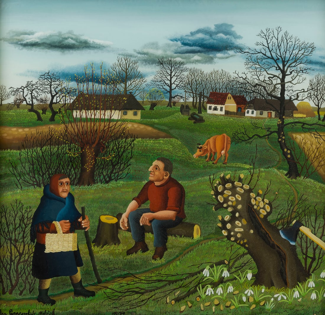 MILAN GENERALIC | BAUERN IM FRUEHLING (1971) (1 of 1)