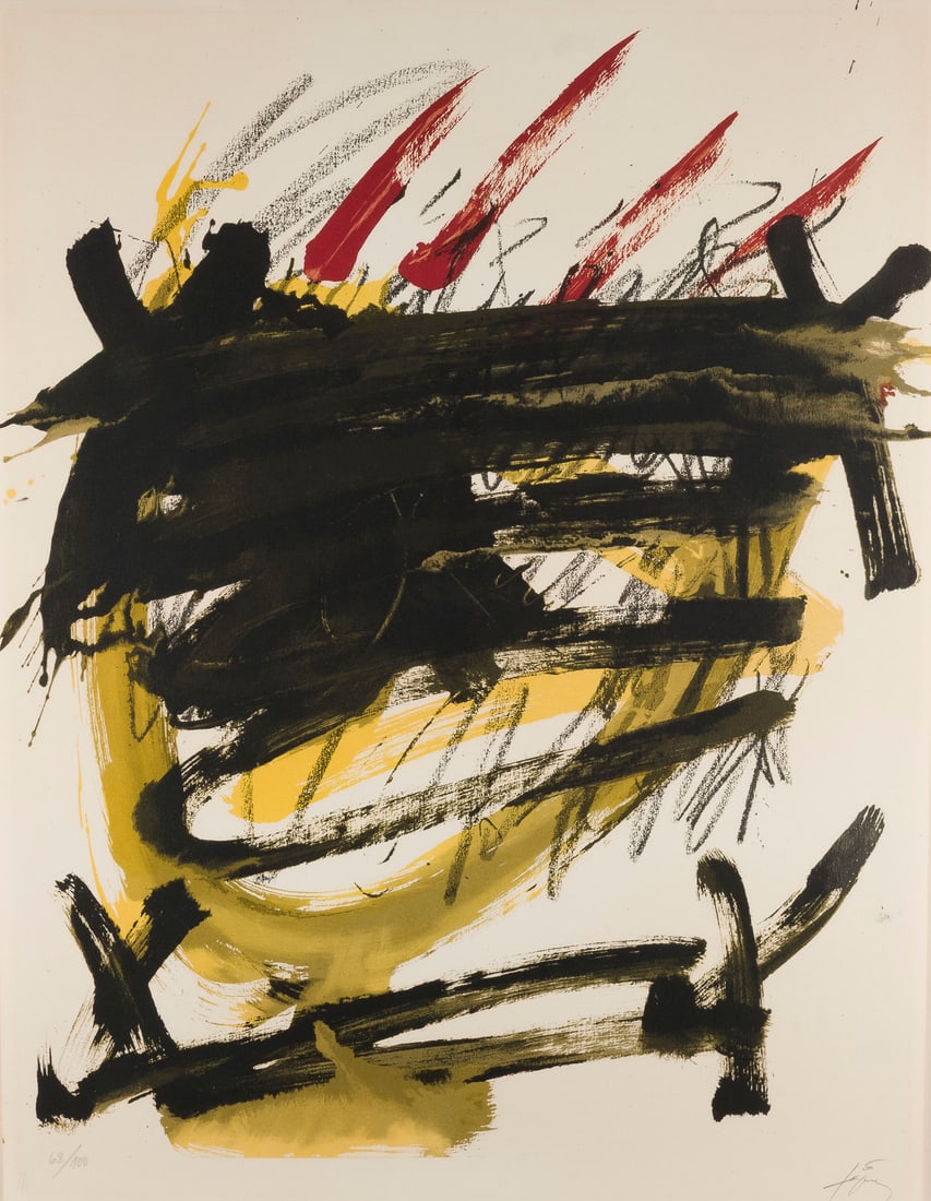 ANTONI TAPIES | BLATT AUS 'ALS MESTRES DE CATALUNYA' (1 of 1)