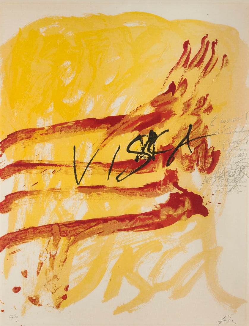 ANTONI TAPIES | BLATT AUS 'ALS MESTRES DE CATALUNYA' (1 of 1)