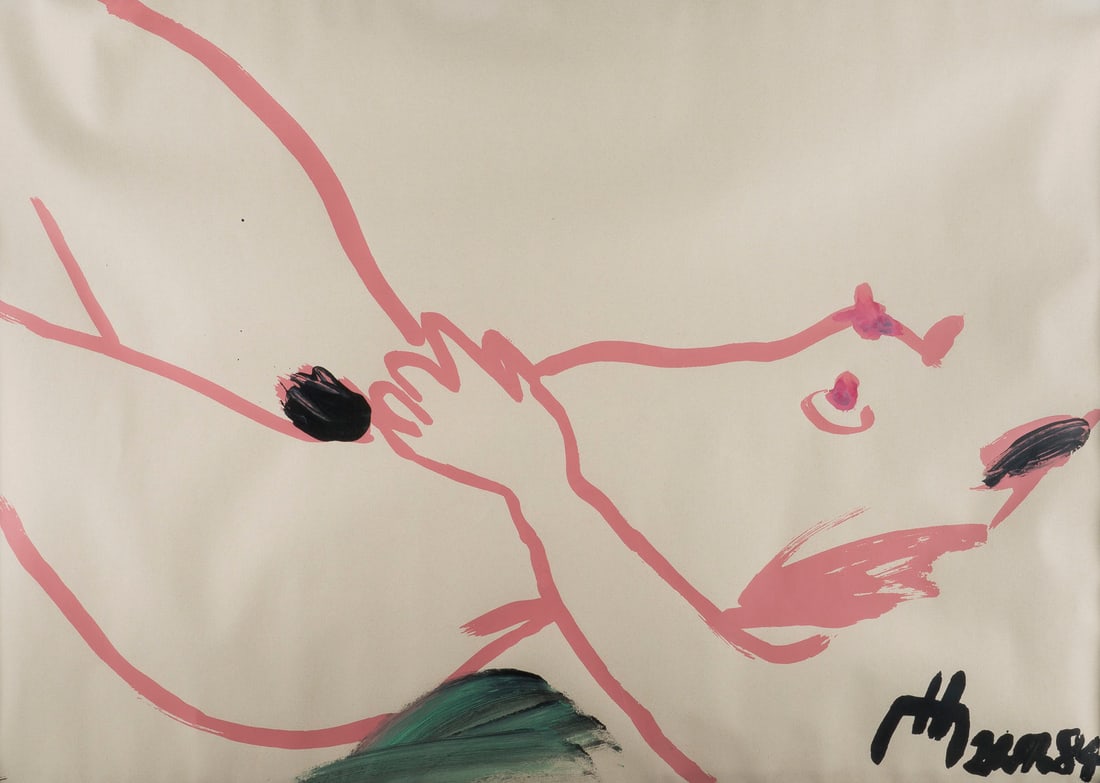 RUDOLF CALONDER | LIEGENDER AKT (1984) (1 of 1)