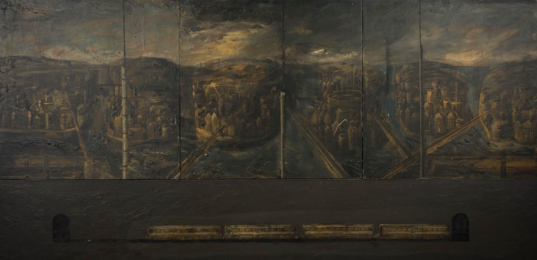 ALEJANDRO GARMENDIA | OHNE TITEL (1988): ALEJANDRO GARMENDIA Donostia-San Sebastian, Spain 1959 - 2017 UNTITLED (1988) Mixed media, collage on canvas, on wood, four-part, joined together. 92,5 x 88 cm. Verso: signed and dated 'A.L. GARMENDIA