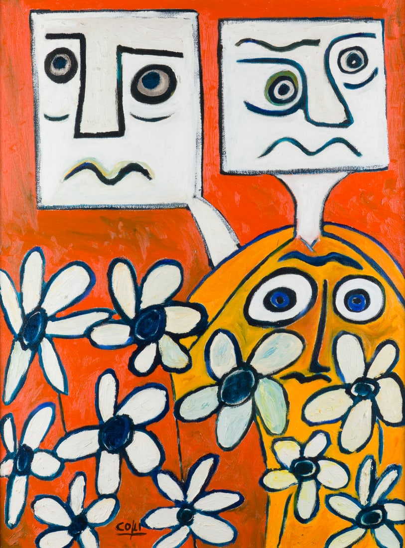 LIVIO COGOLI | 'I VENDITORI DI FIORI' (1995) (1 of 1)