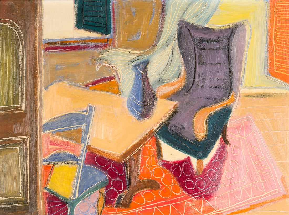 HEINRICH KLUMBIES | 'MIT WEHENDER GARDINE' (1951) (1 of 1)