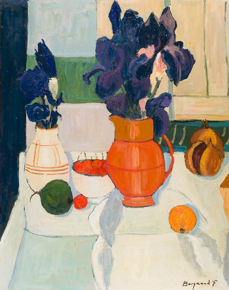 GEORGES BORGEAUD | 'LES IRIS BLEU' (1987) (1 of 1)