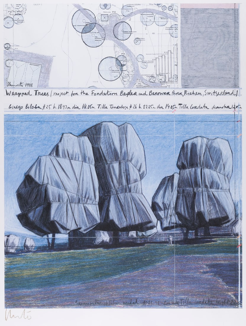 CHRISTO & JEANNE-CLAUDE | 'WRAPPED TREES' (1998) (1 of 1)