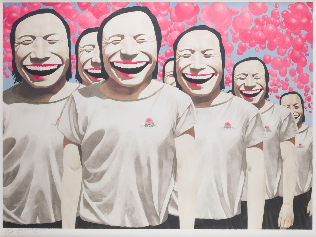 YUE MINJUN | 'HAPPINESS' (1993) (1 of 1)
