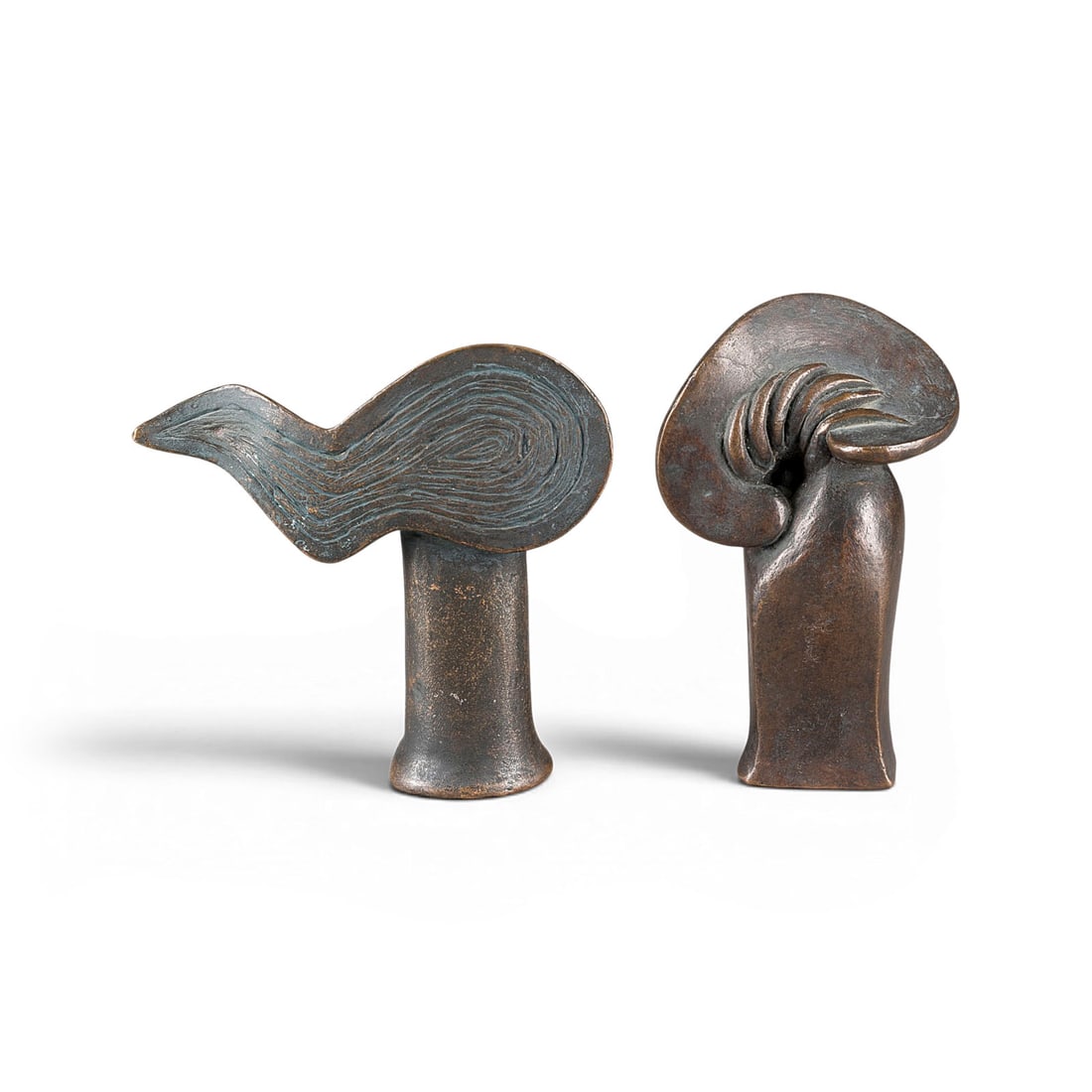 GUDRUN KRUEGER | ZWEI ABSTRAKTE KLEINBRONZEN (1 of 1)