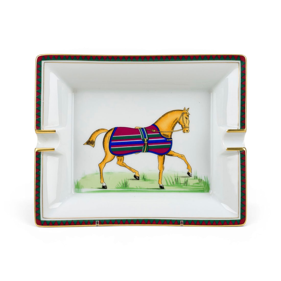 ATELIER HERMES | SCHALE 'CHEVAL DE DRESSAGE' (1 of 2)