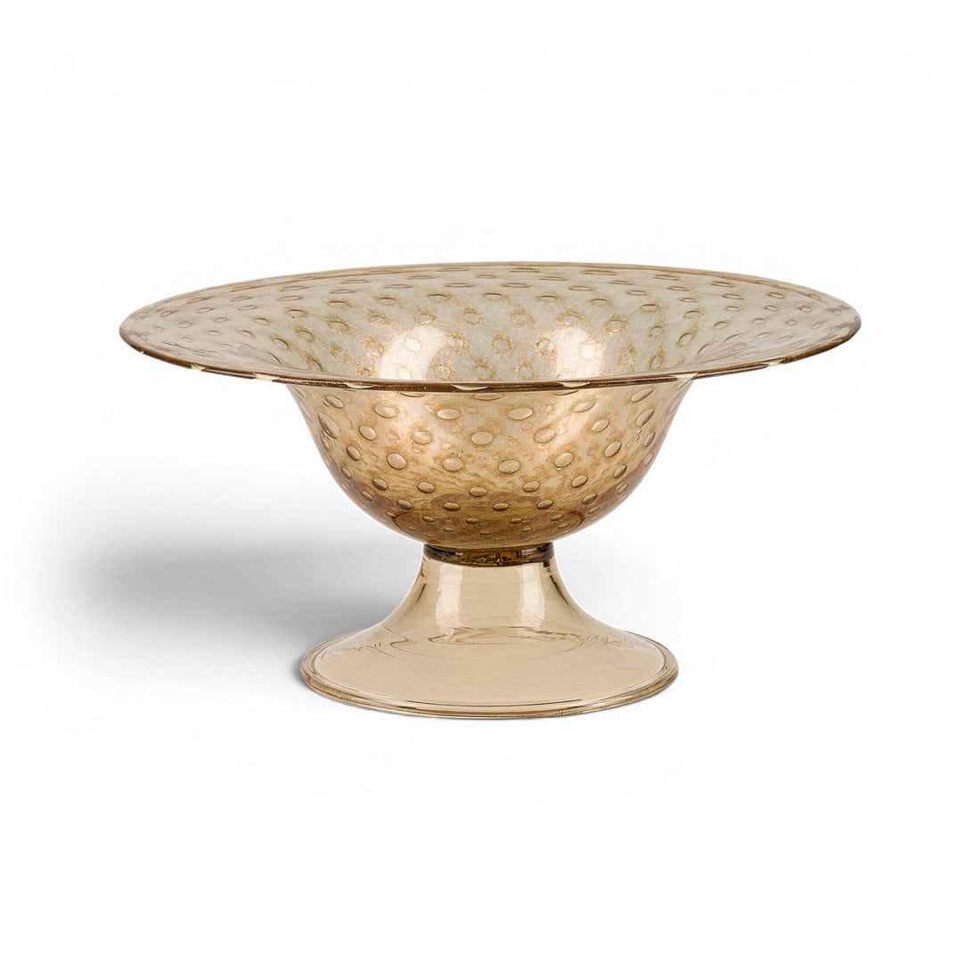 ERCOLE BAROVIER (ATTR.) | POKALSCHALE 'AVVENTURINA A BOLLE' (1 of 1)