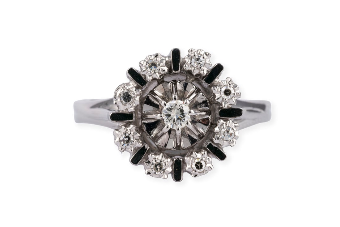RUNDER DIAMANT RING (1 of 1)