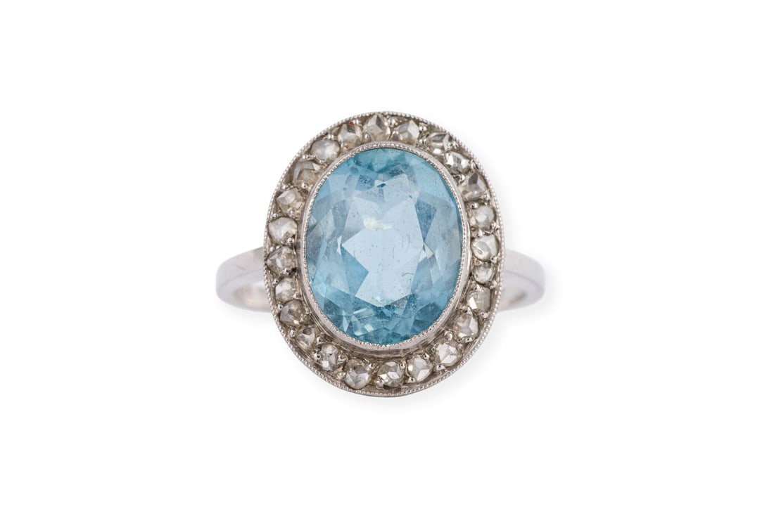 AQUAMARIN ENTOURAGE RING (1 of 1)