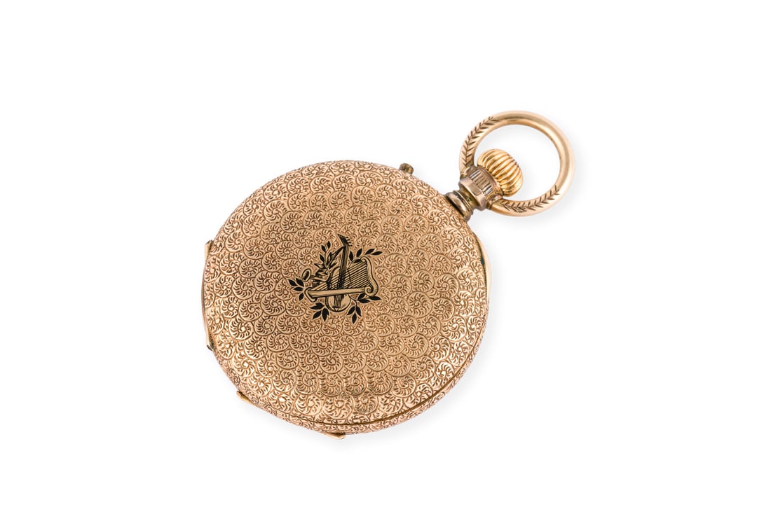 ZISELIERTE TASCHENUHR - 2