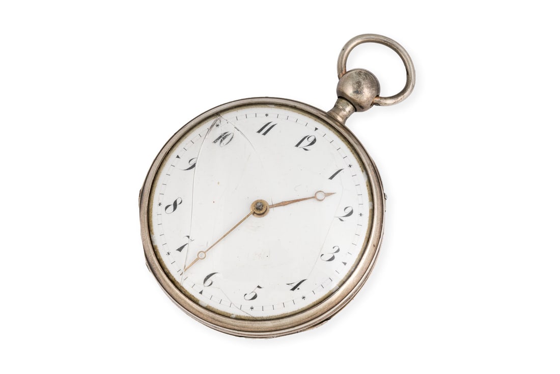 SCHLUESSELAUFZUGS TASCHENUHR: SCHLUESSELAUFZUGS TASCHENUHR Referenznummer: 2899, 20494. Schluesselaufzugswerk (Nicht auf Funktion geprueft). AG. Masse: D. : ca. 6,7 mm. Ges.-Gew.: ca. 129,7 g. Schluesselaufzugsuhr mit