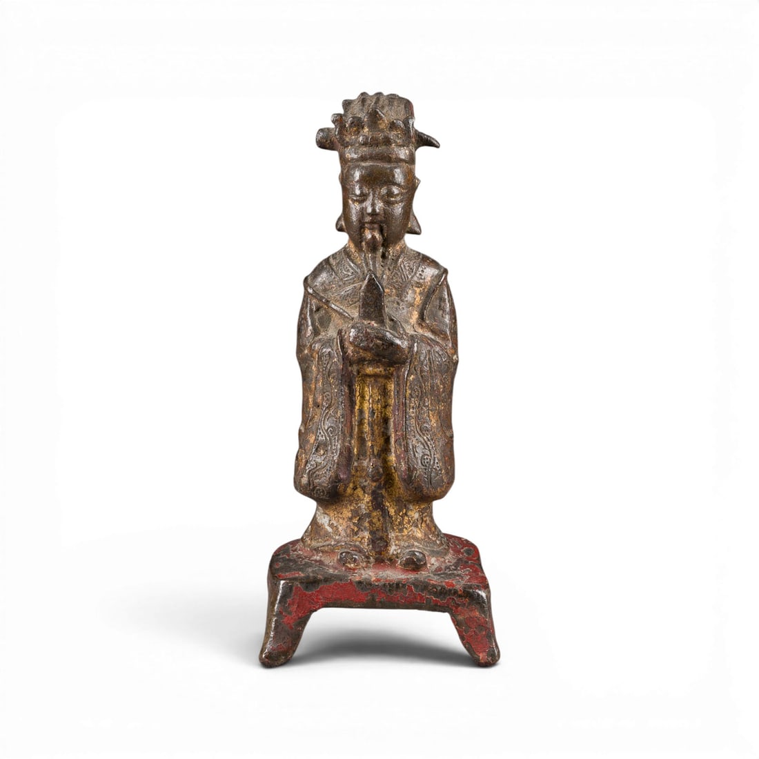 EINE BRONZEFIGUR EINES STEHENDEN OFFIZIELLEN (1 of 7)