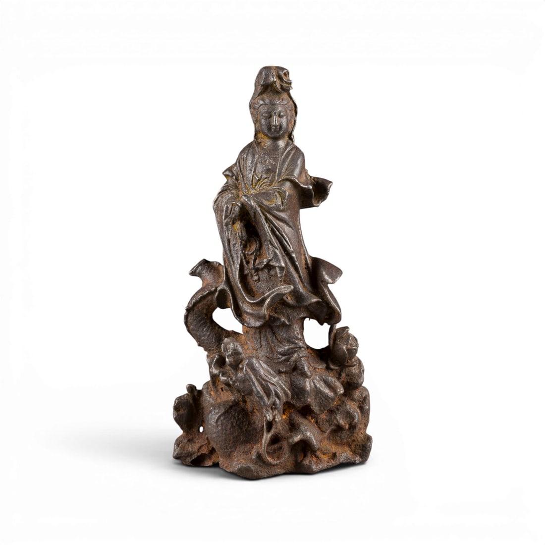 EINE EISENFIGUR DER GUANYIN (1 of 5)