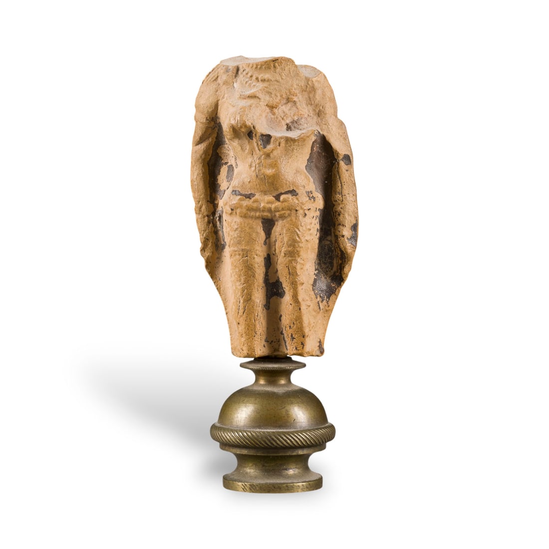 EIN KLEINER STUCKTORSO EINES BODHISATTVA (1 of 1)