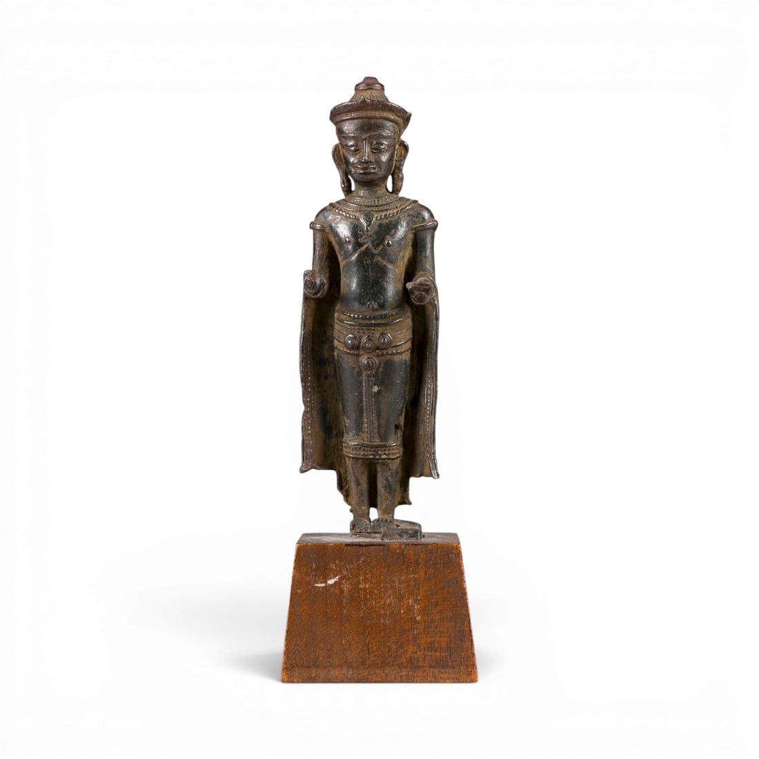 EINE FIGUR EINES BUDDHA AUS BRONZE (1 of 2)
