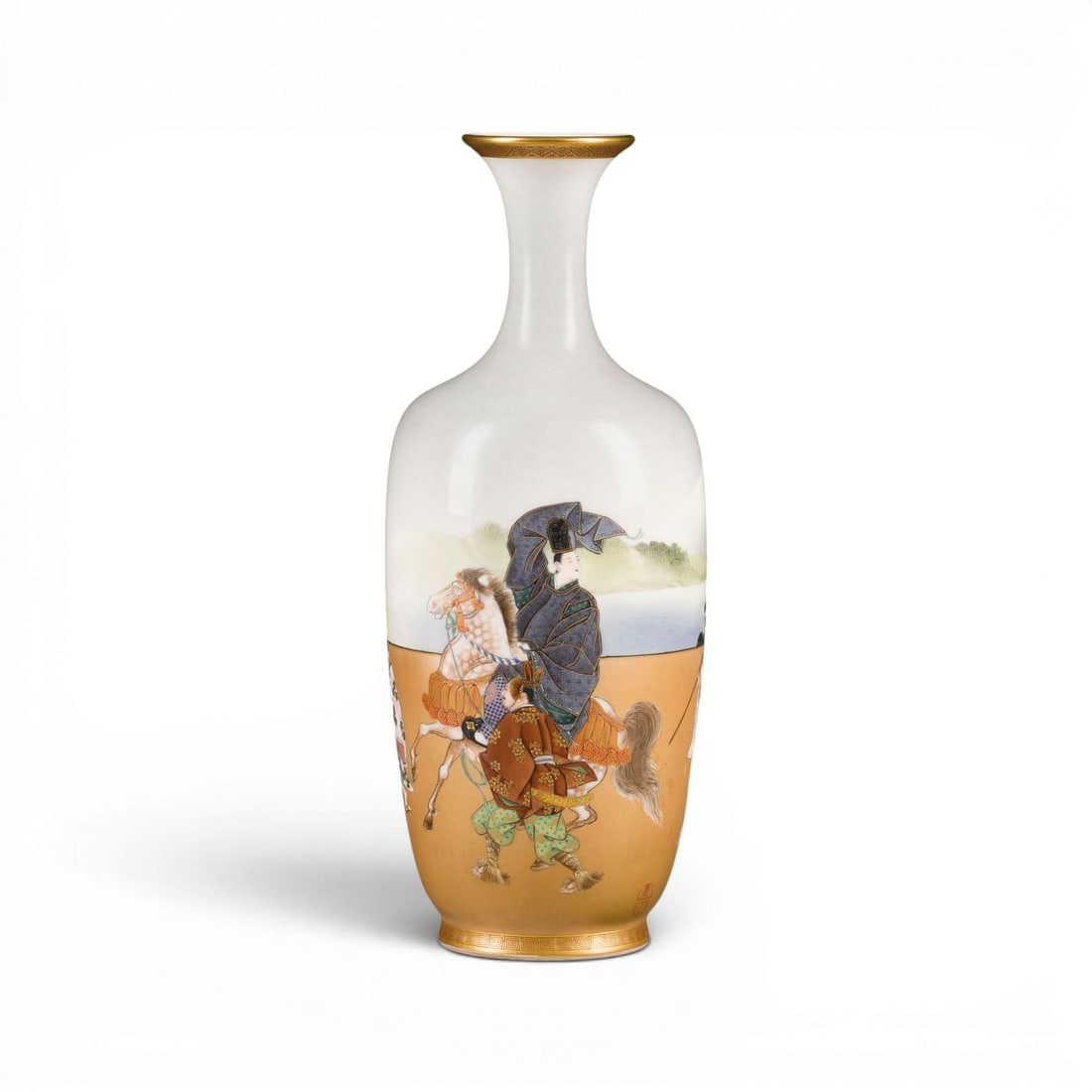 EINE FEINE SATSUMA-VASE MIT FIGURALER DARSTELLUNG (1 of 2)