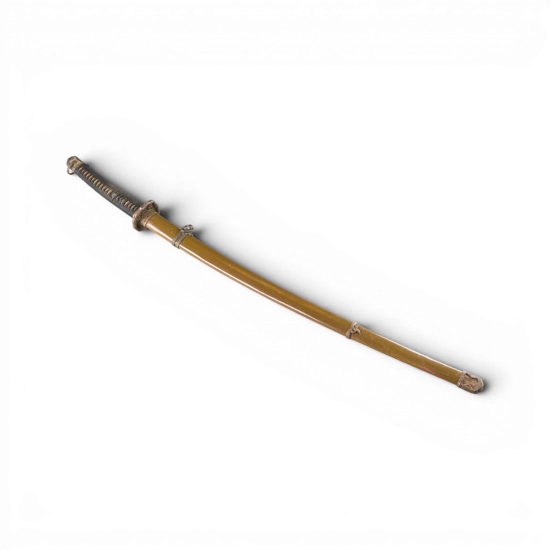 EINE GUNTO-KATANA IN MILITAERISCHER MONTIERUNG (1 of 5)