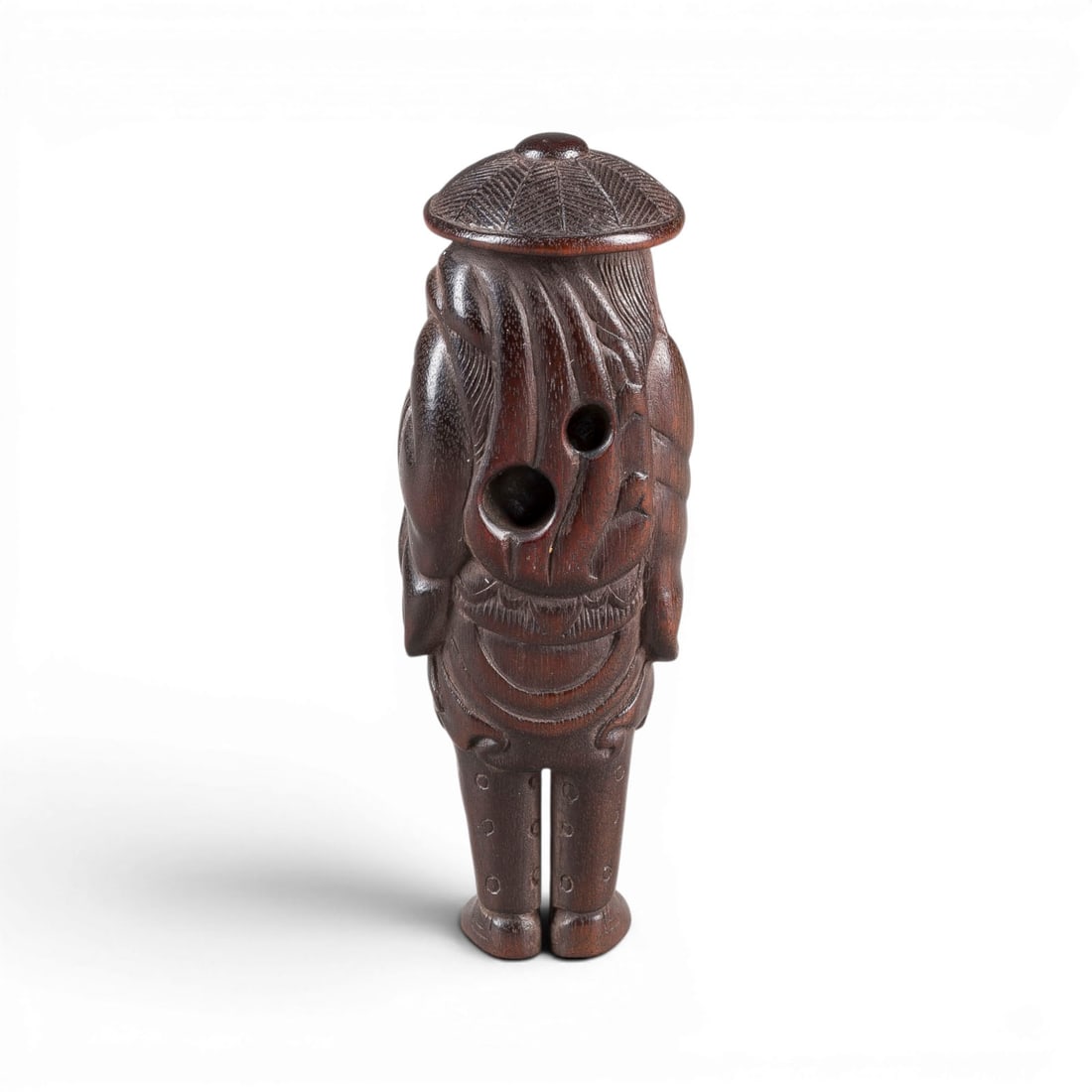 SIEBEN NETSUKE UND EIN KISERUZUTSU MIT KISERU - 4