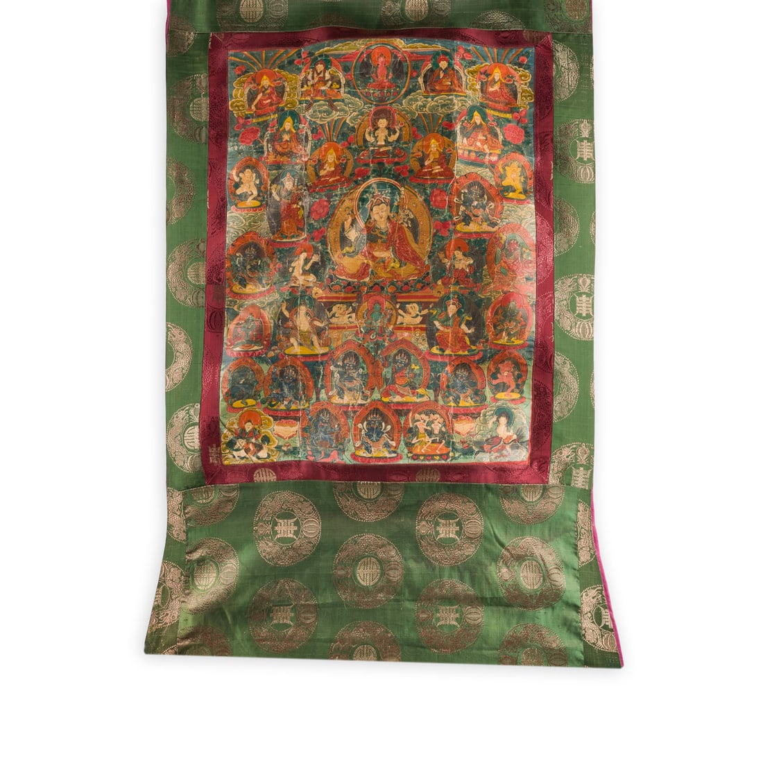 EINE THANGKA MIT DER DARSTELLUNG VON PADMASAMBHAVA (1 of 1)