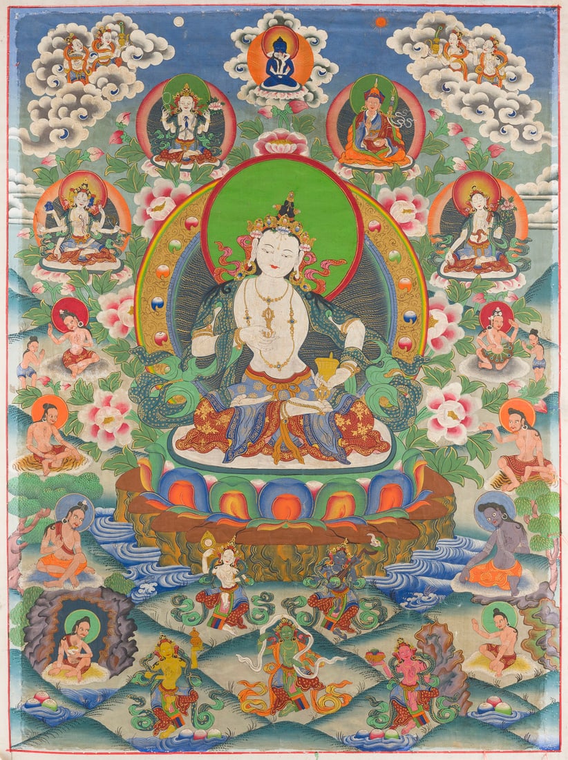 EIN KONVOLUT VON DREI THANGKAS (1 of 3)