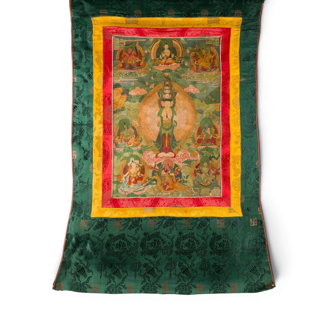 EIN KONVOLUT VON VIER THANGKAS (1 of 4)