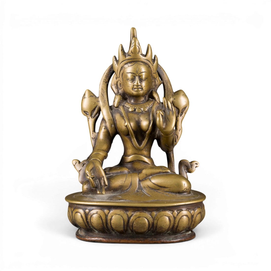 EINE BRONZEFIGUR EINES BODHISATTVA (1 of 1)
