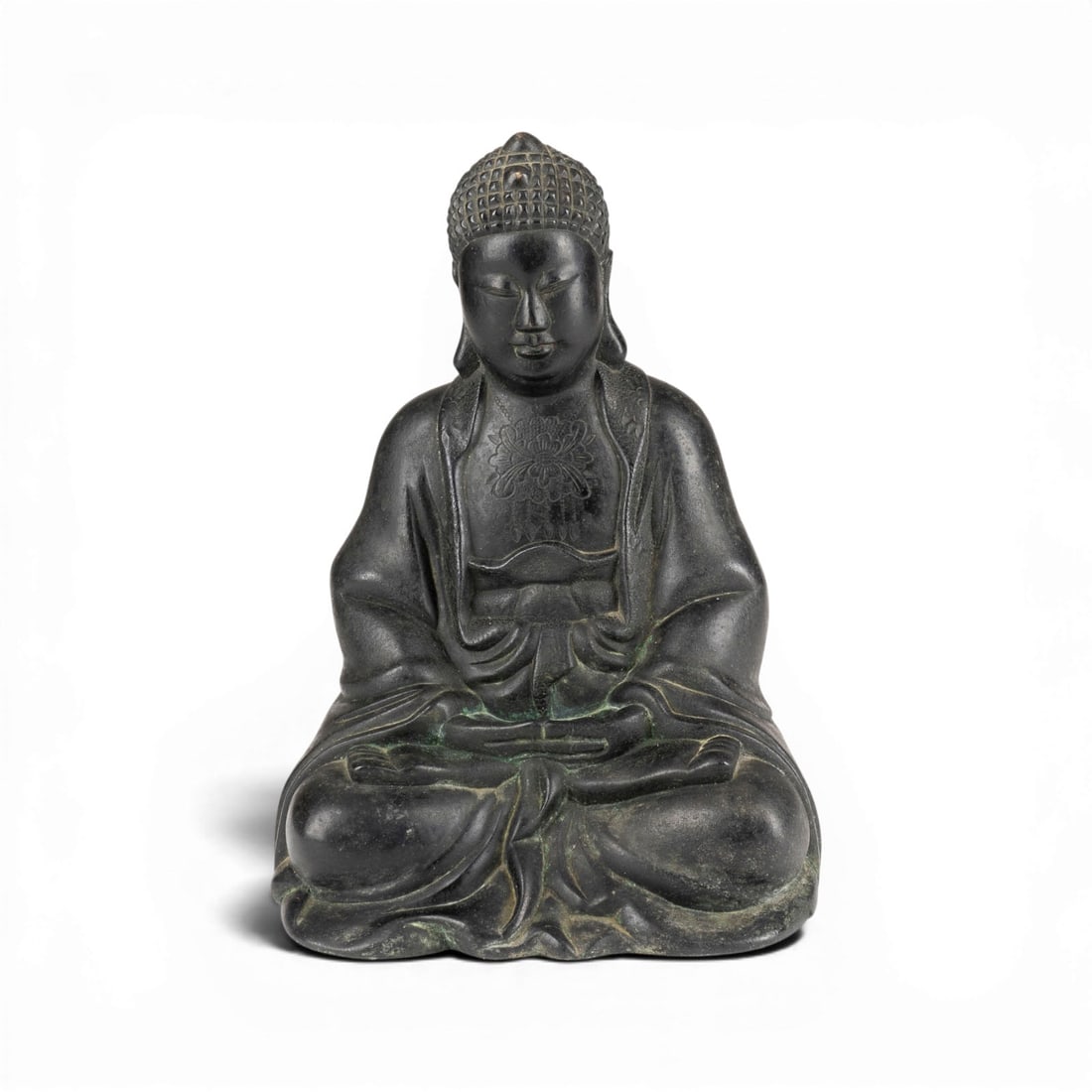 EINE BRONZEFIGUR DES BUDDHA (1 of 5)