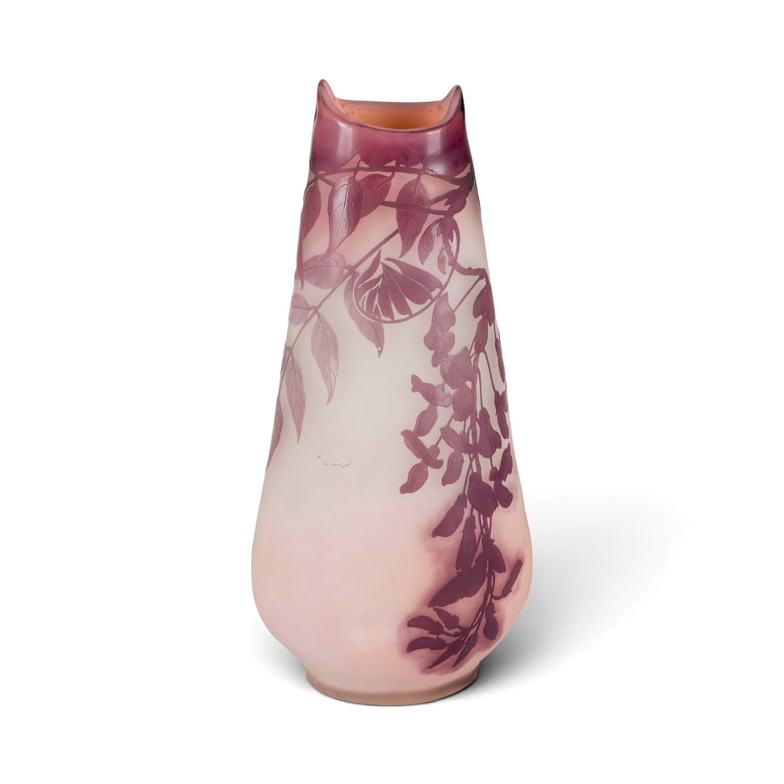 EMILE GALLE | VASE MIT BLAUREHEN-DEKOR (1 of 3)