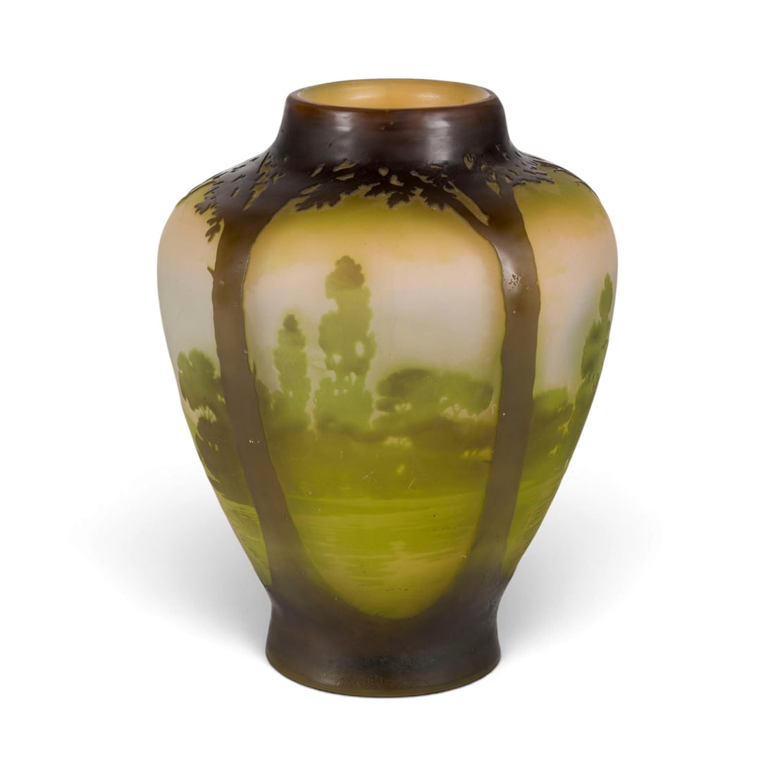 EMILE GALLE | VASE MIT SEELANDSCHAFT (1 of 3)