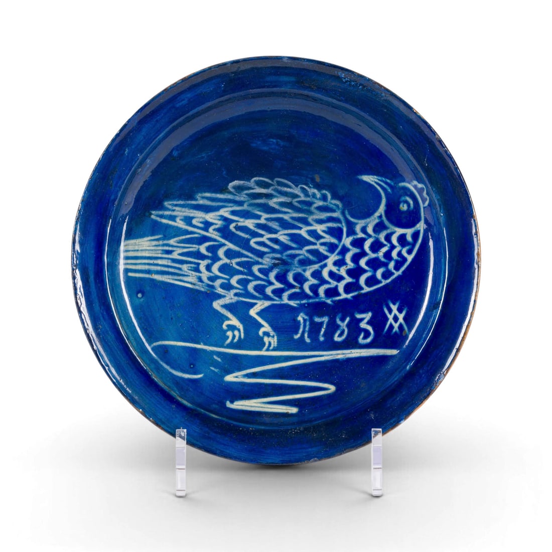 | SASCHIZ-BLAUER TELLER MIT VOeGELN (1 of 1)