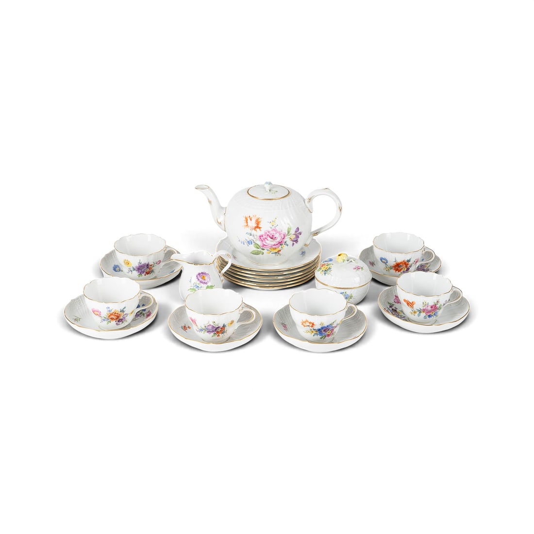 | 21-TEILIGES TEESERVICE 'BLUMENMALEREI' (1 of 1)