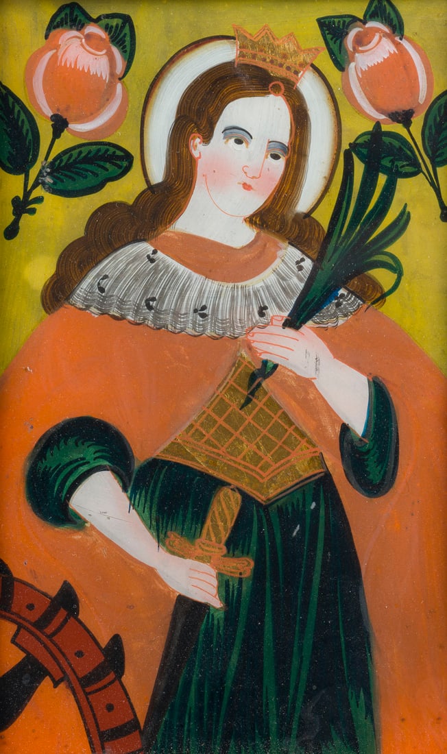 | SAMMLUNG AUS 14 HINTERGLASMALEREIEN: COLLECTION OF 14 REVERSE PAINTINGS ON GLASS 19th/20th century Polychrome reverse paintings on glass, each framed. Max. frame size 35 x 32.5 x 1.5 cm, min. frame size 17 x 12 x 1 cm. Various