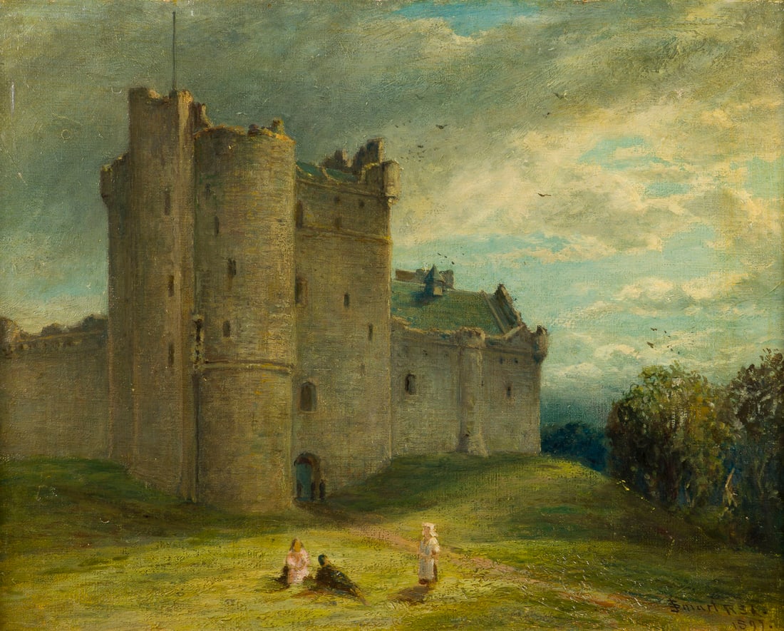 JOHN SMART | LANDSCHAFT MIT BURG, 1899 (1 of 2)