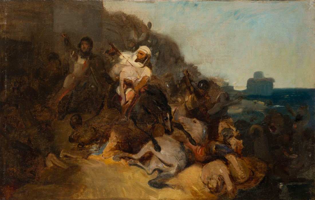 EUGENE DELACROIX (UMKREIS) | RAUB DER REBECCA (1 of 1)