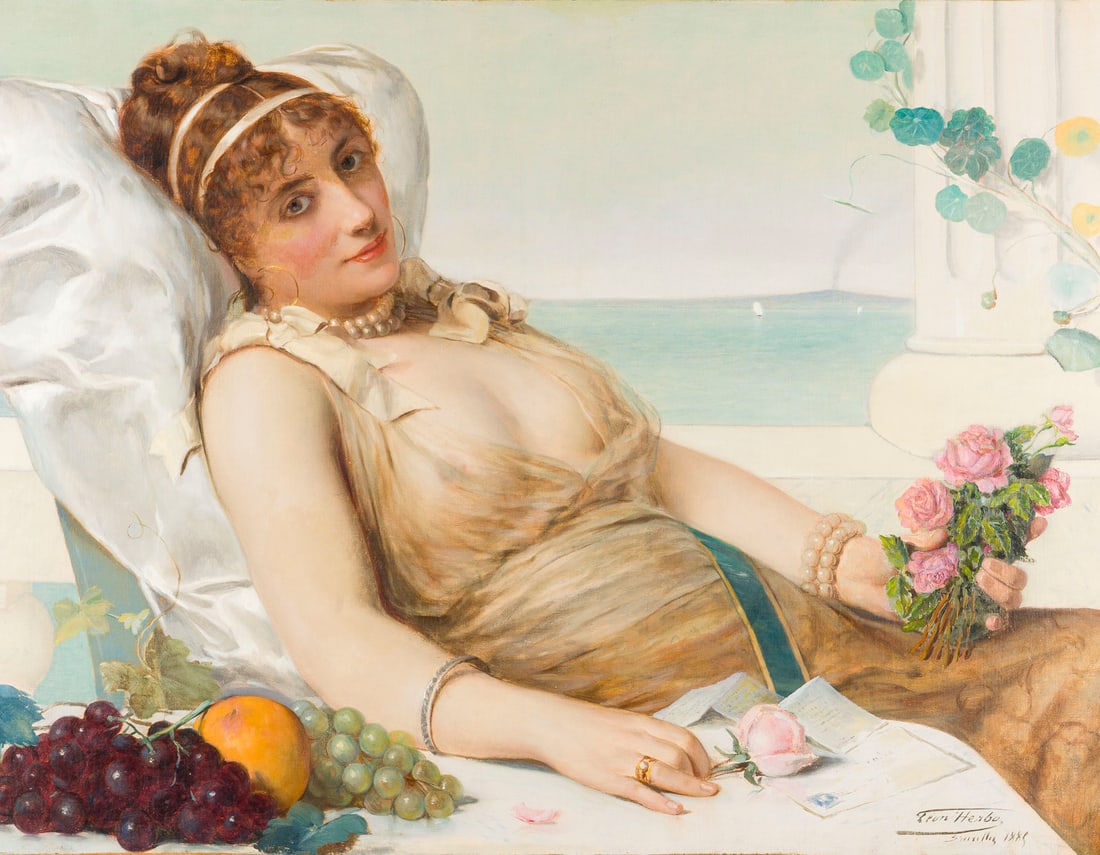 LEON HERBO | LIEBESBRIEF, 1885 (1 of 2)