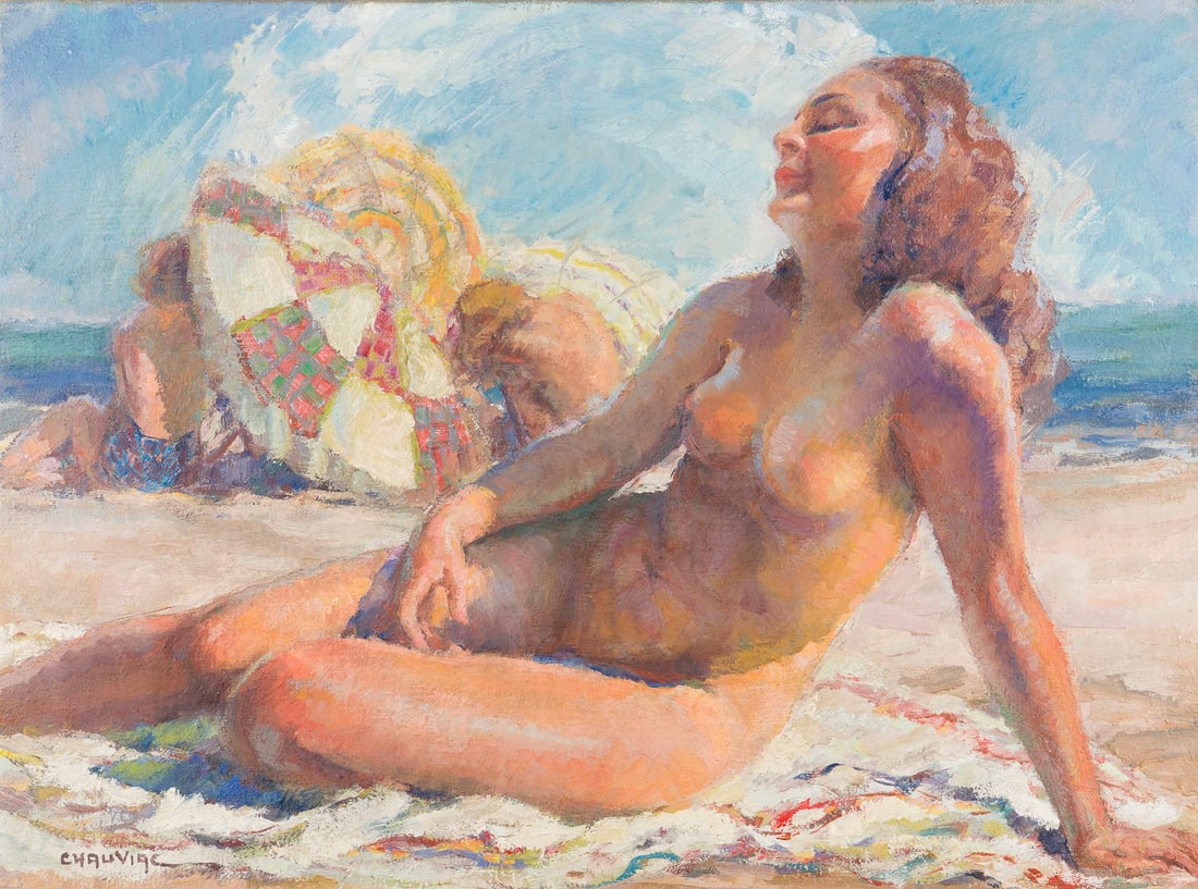 LUDO MARIUS CHAUVIAC | WEIBLICHER AKT AM STRAND (1 of 2)